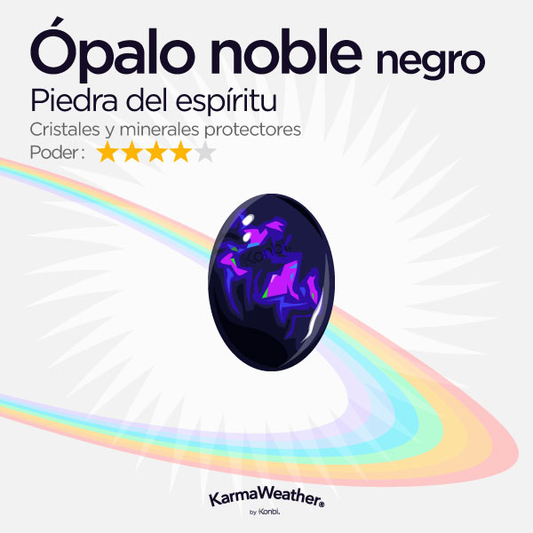 Opale noble noire