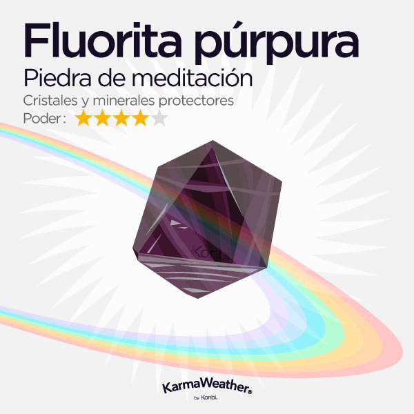 Fluorite pourpre
