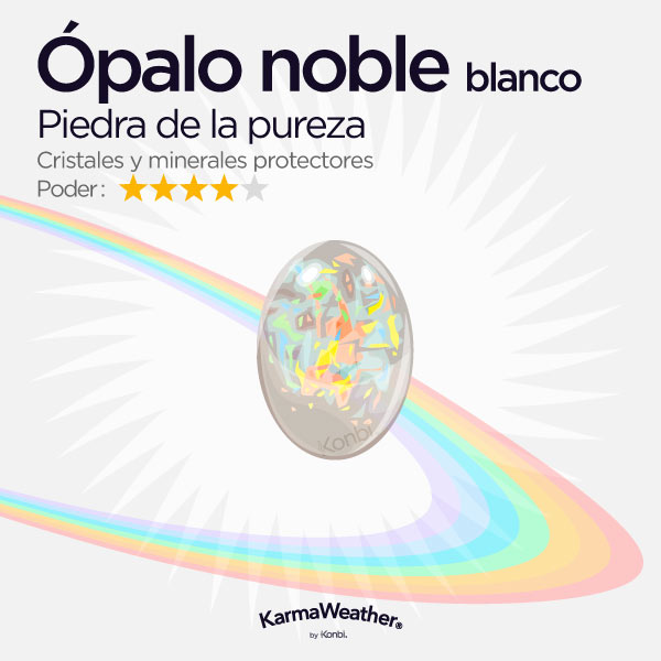 Opale noble blanche