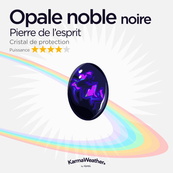 Opale noble noire