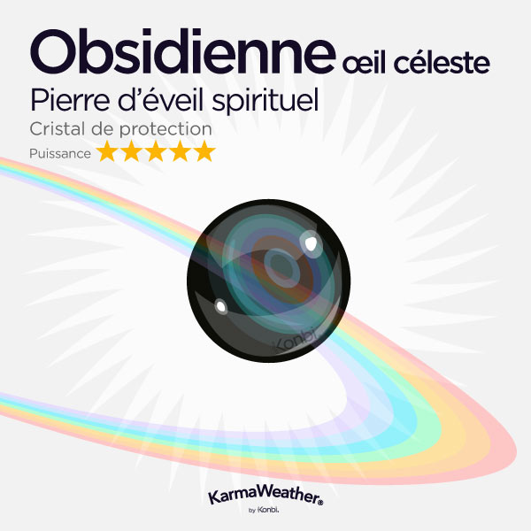 Obsidienne œil céleste