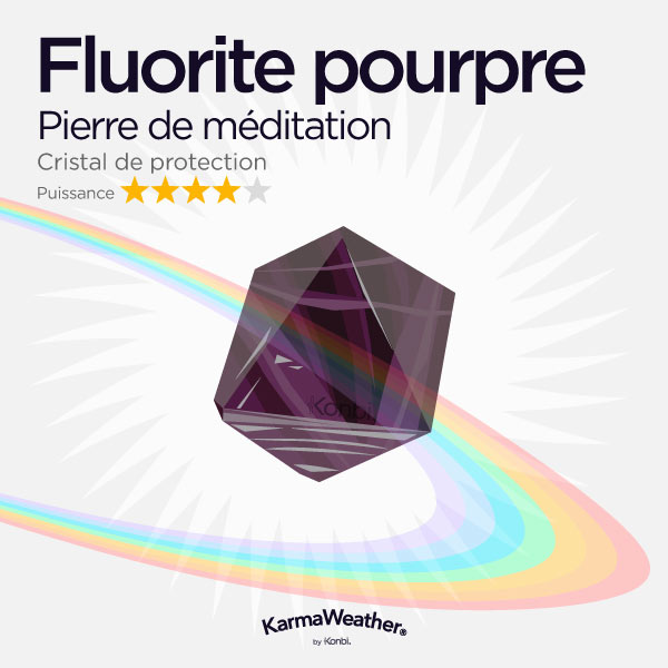 Fluorite pourpre