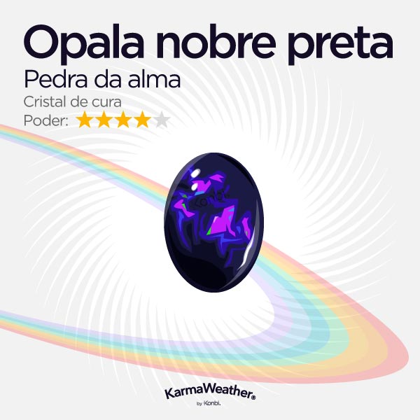 Opale noble noire