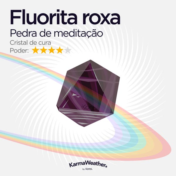 Fluorite pourpre