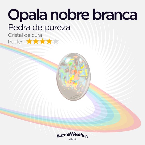 Opale noble blanche